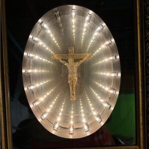 Vintage Gold Crucifix Wall Decor